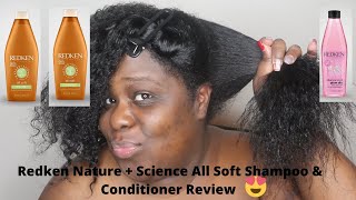 Redken Nature + Science All Soft Shampoo & Conditioner Review |ThePorterTwinZ