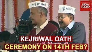 Suspense Over Kejriwal's Oath Ceremony, Will Kejriwal Take Oath On 14th February?