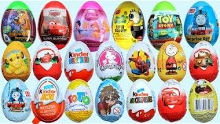 Kinder surprise eggs peppa pig kinder surprise eggs play doh hello kitty frozen egg