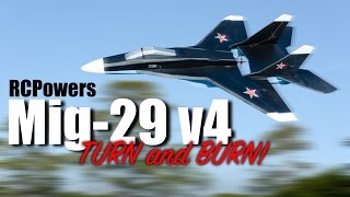 RCPowers Mig-29 V4 Maiden - Turn and Burn!