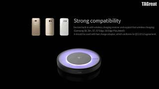 Fast Charge Wireless Charger, Magic Disk 4 QI Wireless Charging Pad for Qi-enabled Devices