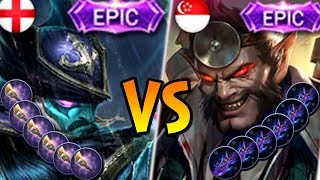 Mobile Legends ~ Epic Roger Phantom Pirate vs Epic Roger Dr Beast | Gold Stuff Vs Scarlet Phantom