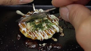 MiniFood Japanese style okonomiyaki 食べれるミニチュアお好み焼き