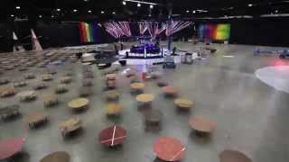 66th Emmy Awards Governors Ball Time Lapse Video of Venue Setup #Emmys