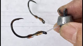Touch Fishing - DIY Touch Hooks(4 Hooks)How To Fishing - Cách Làm Lưỡi Tứ Câu Chạm