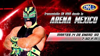 LUCHA LIBRE MARTES DE NUEVOS VALORES EN LA ARENA MEXICO 14 DE ENERO DE  2020 FUNCION COMPLETA