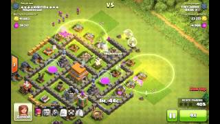 Clash of Clans Лучшая база-ловушка для тх 6 #3