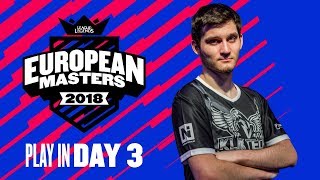 [LoL] EU Masters - KlikTech vs PPK Dan 3 /w Choda, Delic