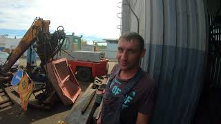 Почему трос не держит груз на стреле UNIC. Все просто, тормозные диски лебедки под замену!