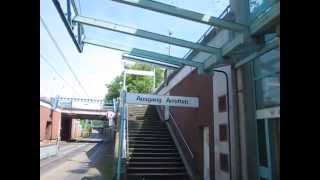 Schmersal hydraulic glass elevator at Feuerwache bus and tram station in Oberhausen