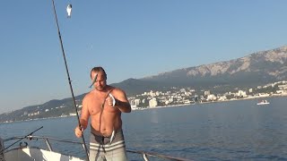 ЯЛТА РЫБАЛКА ЧЕРНОМОРСКИЙ ЛУФАРЬ /Крым