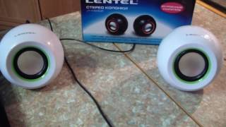 Обзор стерео колонки LENTEL JY - MS302