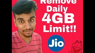 Reliance Jio Remove Daily 4GB Limit!! Go Back to Preview Offer!!