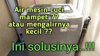 cara memperbaiki mesin cuci lg 1 tabung air tidak mengalir