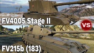 Godzilla vs Lodówka, czyli FV215b (183) vs FV 4005 Stage II - WOT