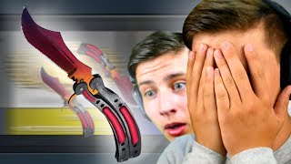 ВЫ ИЗДЕВАЕТЕСЬ?! МНЕ ВЫПАЛ НОЖ-БАБОЧКА ЗА 40000 РУБЛЕЙ В КС:ГО! (CS:GO Открытие кейсов)