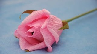 Роза из бумаги для букета из конфет. Мастер-класс. Букет из конфет.