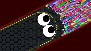 Slither.io Lucky Giant Snake vs 727227 Snakes Epic Slitherio Best Gameplay!