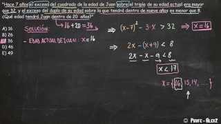 Problemas sobre Edades Razonamiento Matematico