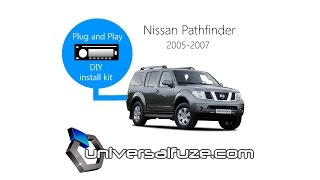 Nissan Pathfinder Navara UFUZE DIY Audio Navigation Bluetooth kit Installation