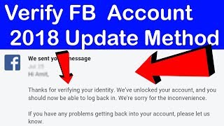 how to verify Facebook Account With Id Card For Free 2018