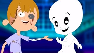 Непослушный Призрак Песня | Детского стишка | Хэллоуин песня | Страшно Видео | Naughty Ghost Song