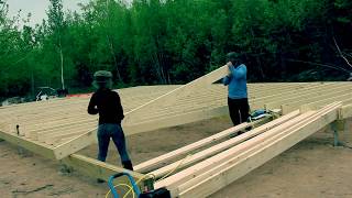 CABIN BUILD | FOLLOW YOUR DREAMS! Building a Cabin in the Woods....ALONE!