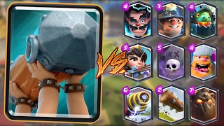Battle Ram vs All Cards in Clash Royale | Battle Ram Gameplay