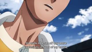 Saitama and Genos VS Speed-O'-Sound-Sonic - One Punch Man Season 2