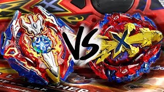 HIGH SPEED SWORD BATTLE: Sieg Xcalibur (Xcalius) .1.Ir VS Xeno Xcalibur .M.I - Beyblade Burst God!