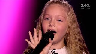 Варвара Кошевая "Wrecking ball" – выбор вслепую – Голос. Дети 3 сезон