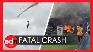 Shocking Footage Showing Canadian Snowbird Jet Crashing into Residential Area