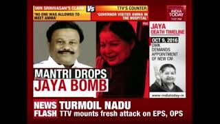 Afraid Of Sasikala, We Lied About Jaya's Health Condition: Tamil Nadu Minister