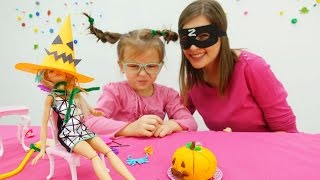 Прически на Хэллоуин. Видео для девочек.