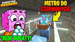 ZBUDOWALIŚMY METRO DO BAZY CZERWONYCH!  - KWADRATOWA MASAKRA!
