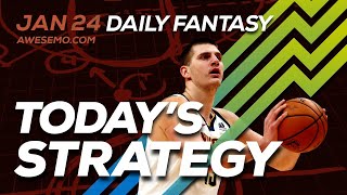 NBA DFS Strategy - Fri 1/24 - Awesemo.com
