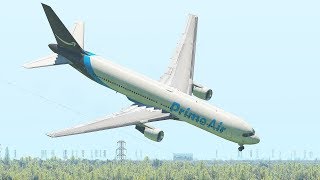 Amazon Prime B767 Crashing Upon Landing In Houston | Atlas Air Flight 3591
