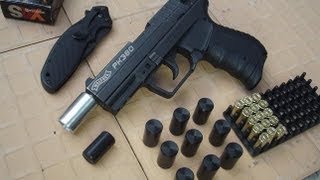 15 mm POM Traumatikus toldat gáz-riasztó fegyverekhez - non-lethal traumatic POM  for gas-alarm guns