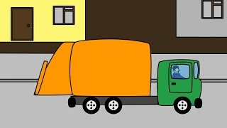 Мультик про мусоровоз. Мультик про машинки для детей. Развивающий мультфильм.