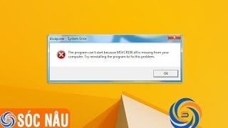 Lỗi thiếu file mfc100.dll Is Missing