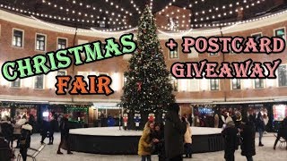Christmas fair at New Holland Island in Saint Petersburg, Russia