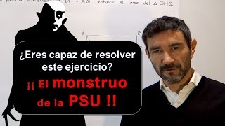 Miniclase Geometría: Semejanza de triángulos. EL EJERCICIO DE GEOMETRÍA MÁS DIFÍCIL DE LA PSU. 808