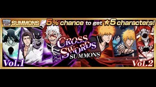 BLEACH BRAVE SOULS 2,000 ORBS CROSS SWORDS VOL. 2 SUMMONS!!!
