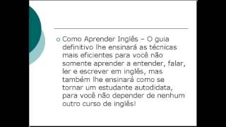 Como aprender inglês rápido - Cursos Online Baratos