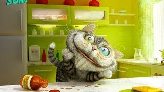Мульт про кота - Мартин бухает