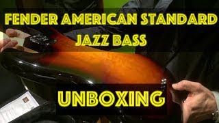 Fender American Standard Jazz Bass (UNBOXING)
