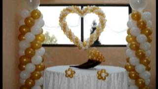 Columnas de globos - P 31 -  parte 2/2 - Decoración Total