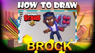 Как Нарисовать БРОКА|Бравл Старс|How To Draw BROCK|Brawl Stars