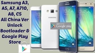Samsung A3, A5, A7, A8, A710, C5 ETC Unlock Bootloader & install Google Gapps