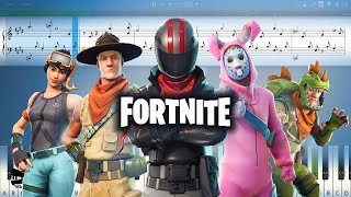 Fortnite - Main Menu Music (Season 1 & 2) [Piano Tutorial | Sheets | MIDI] Synthesia